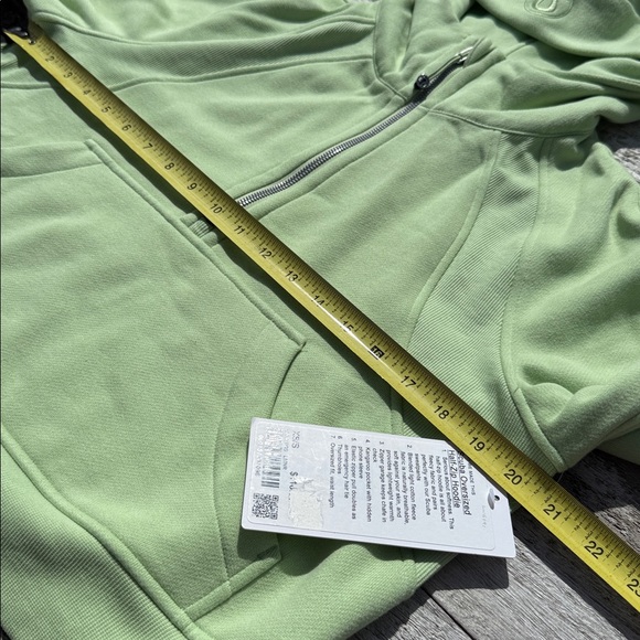 Lululemon Scuba Oversized Half-Zip Hoodie Lemongrass green XS/S NWT - Picture 5 of 8